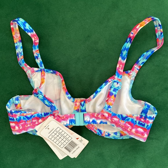 NWT colorful bikini top size 30D - Picture 4 of 4